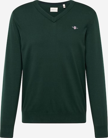 GANT - Pullover 'CLASSIC' em verde: frente