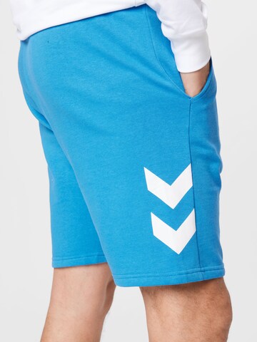 Regular Pantalon de sport 'Legacy' Hummel en bleu