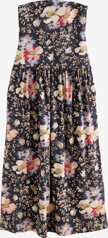 NextLjetna haljina - crna boja: prednji dio