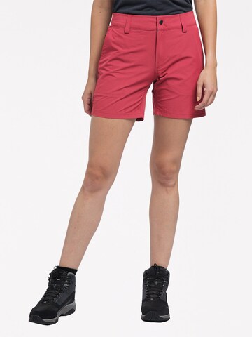 Haglöfs Regular Outdoor Pants 'Amfibious' in Red: front
