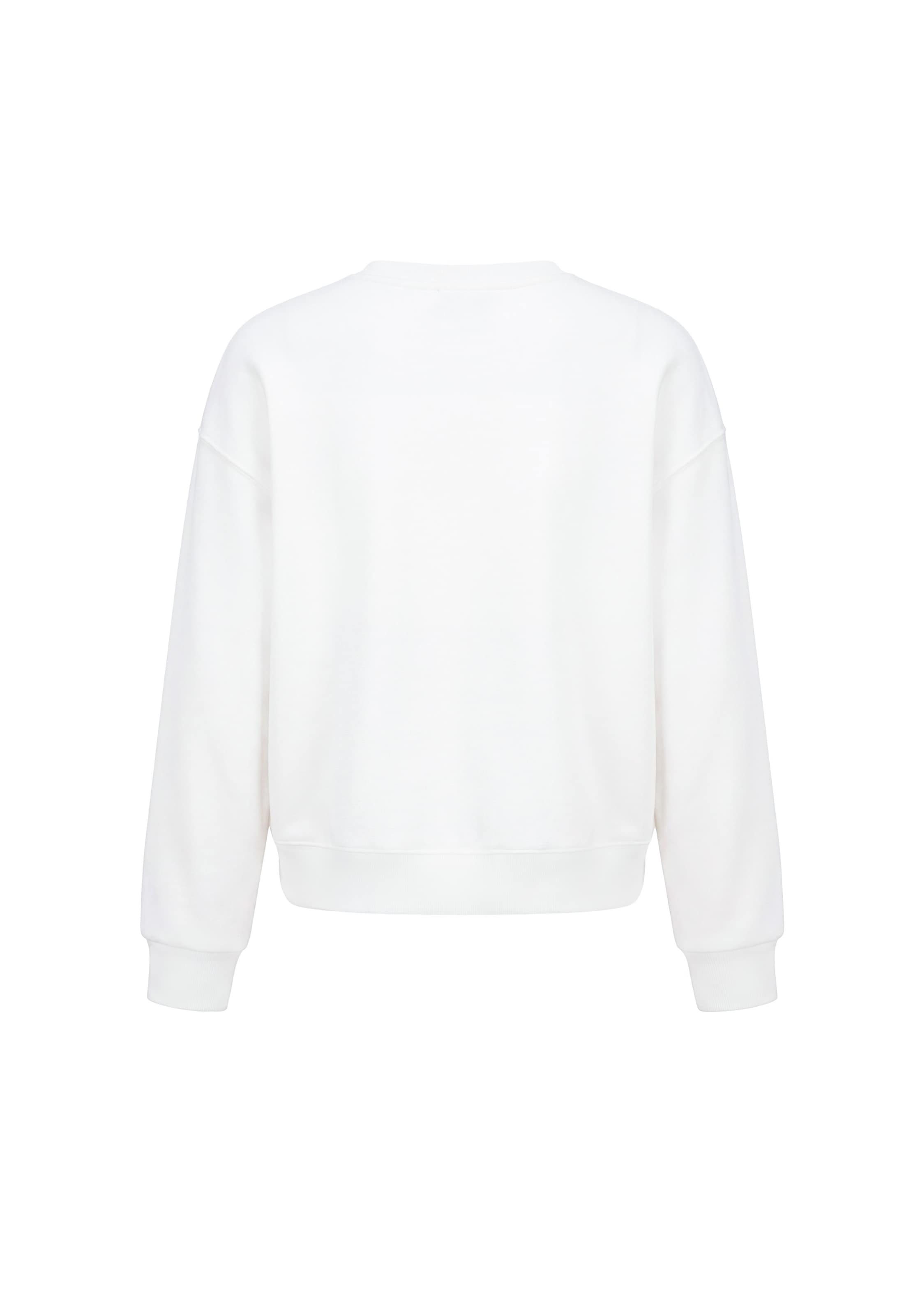 MYMO Sweatshirt 'Pop' in White