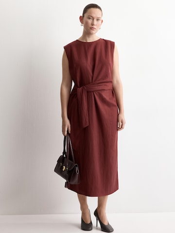 MANGO Jurk 'Panuelo' in Rood: voorkant