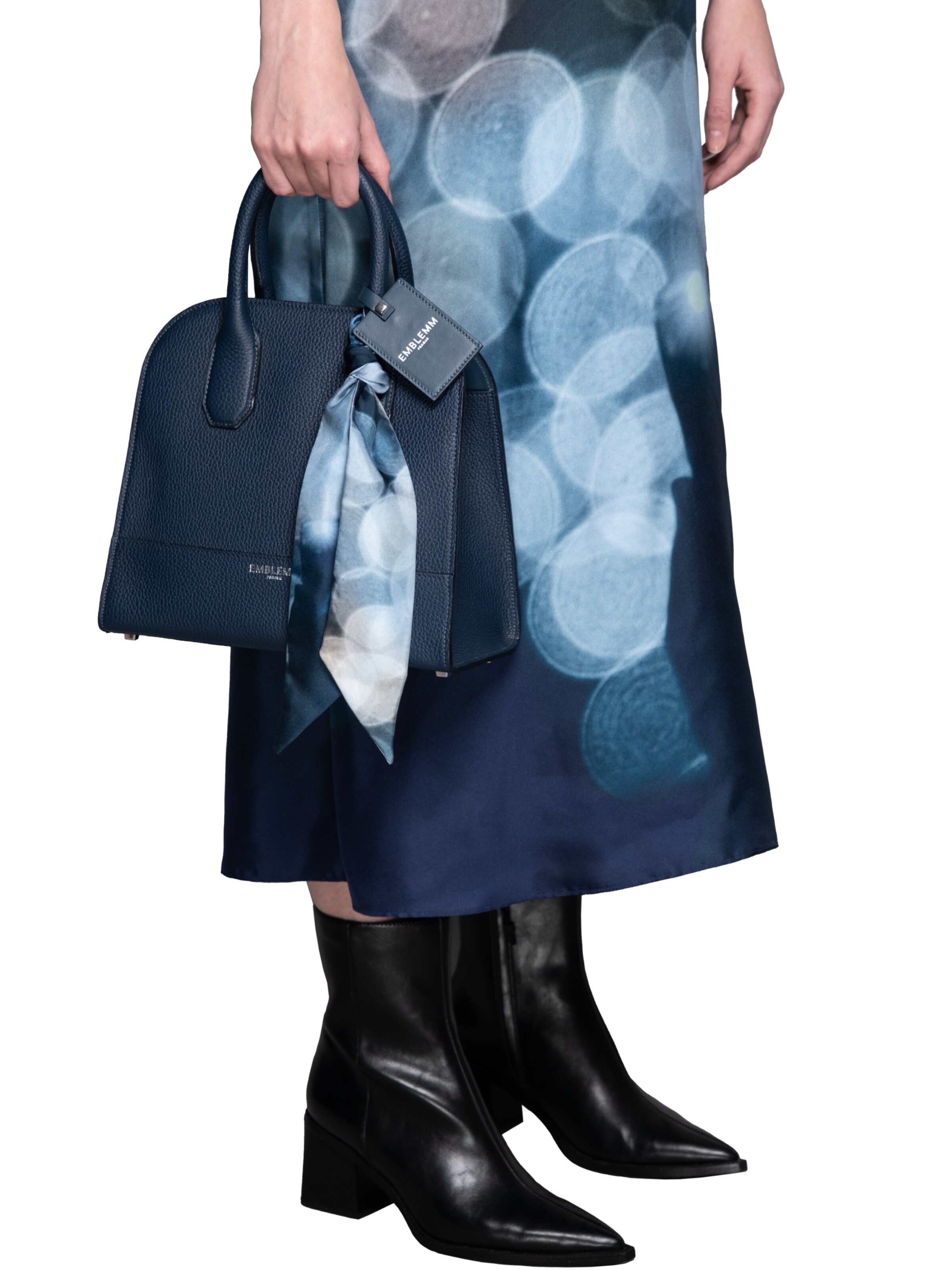 EMBLEMM Handtasche 'The Tone Bag'‌‌‌‌‌‌‌‌‌ in Blau