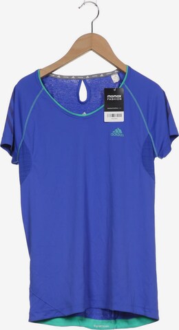 ADIDAS PERFORMANCE T-Shirt S in Blau: predná strana