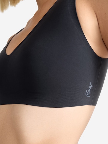SLOGGI T-shirt Bra ' Blue ZERO Feel 20 ' in Black