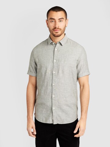 GARCIA Regular fit Button Up Shirt in Green: front