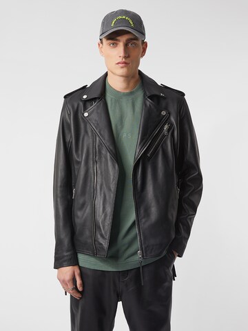 Young Poets Between-Season Jacket 'Joe' in Black: front