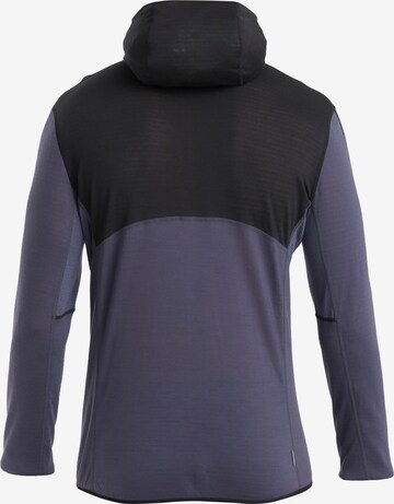 ICEBREAKER Athletic Fleece Jacket 'Realfleece Descender' in Black