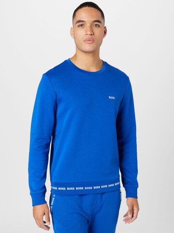 Sweat-shirt 'Salbeos' BOSS en bleu : devant