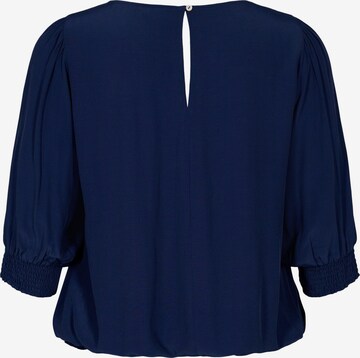 Camicia da donna 'Blach' di Zizzi in blu