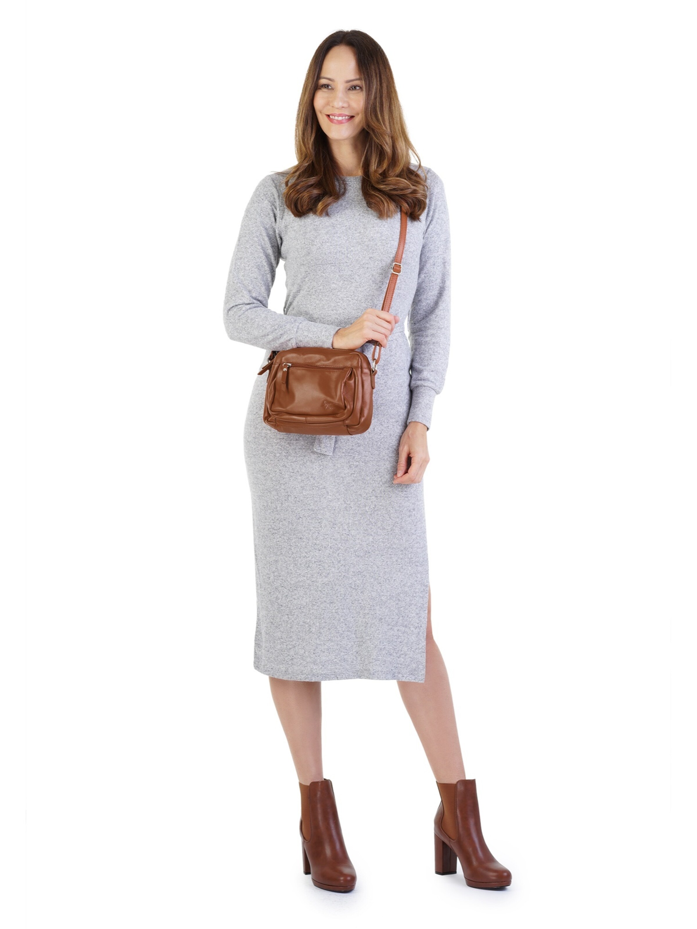 Sac à bandoulière Samantha Look en marron