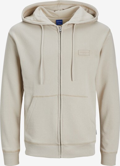 JACK & JONES Sudadera con cremallera en arena, Vista del producto