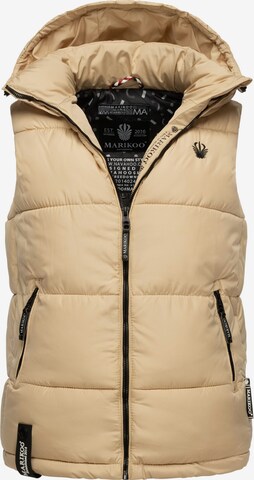 Gilet 'Eisflöckchen' di MARIKOO in beige