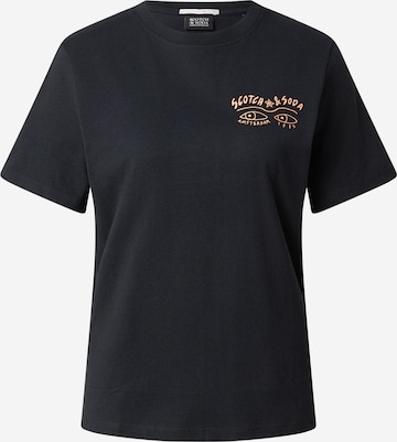 SCOTCH & SODAMajica - crna boja: prednji dio