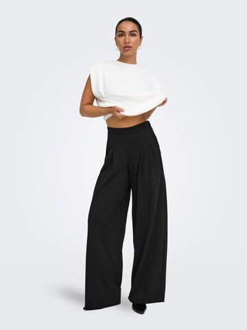 Wide Leg Pantalon 'ONLBANG' ONLY en noir