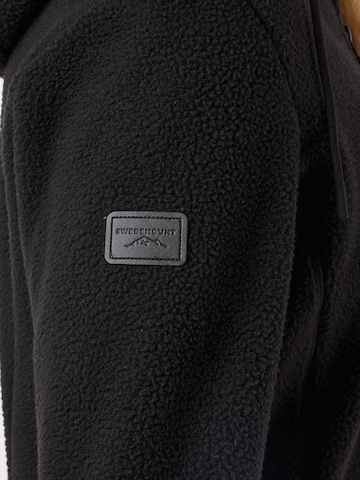 SWEDEMOUNT Fleece jas 'Nordkap' in Zwart