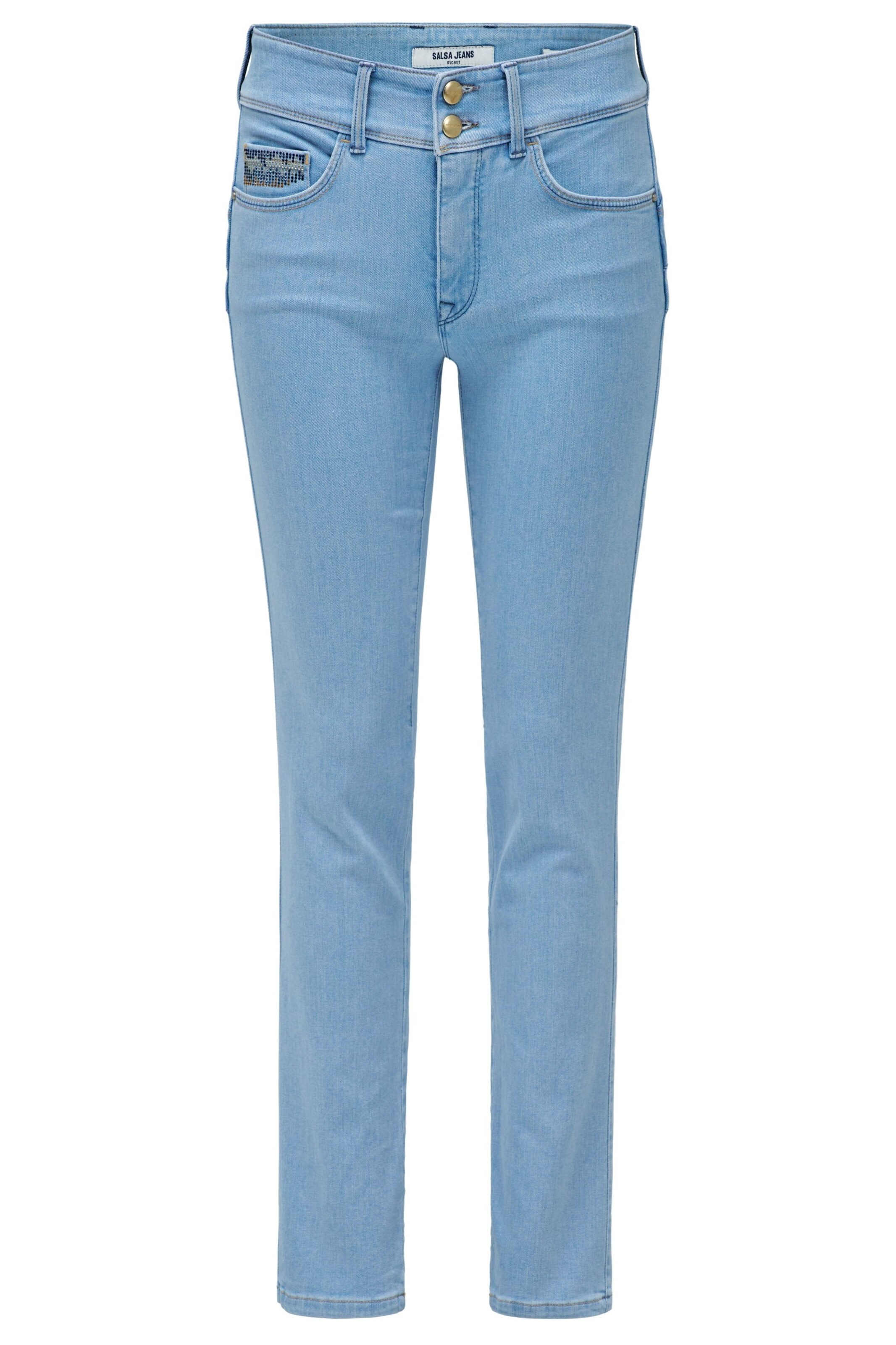 Salsa Jeans Skinny Jeans in Blauw: voorkant
