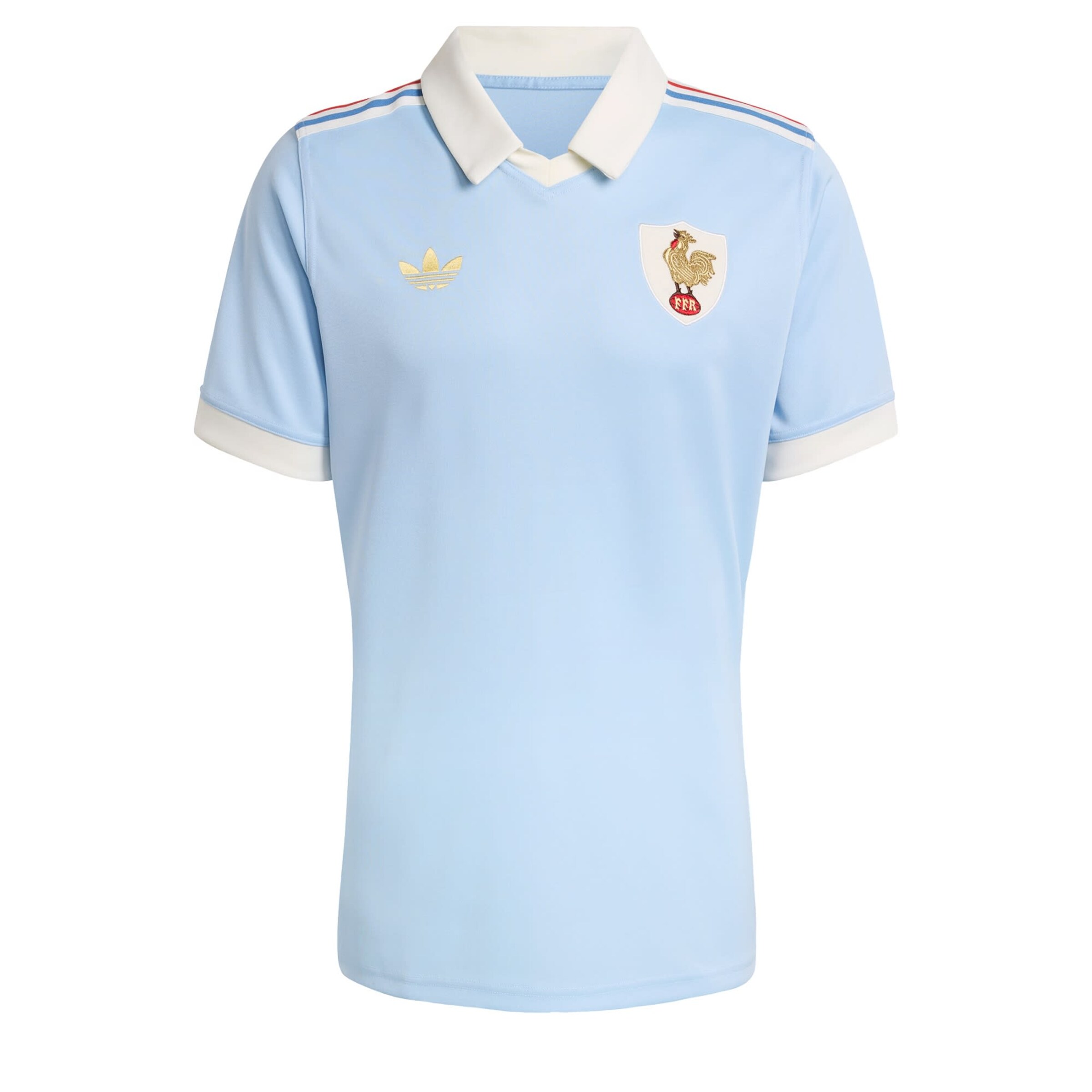 Maillot 'Frankreich Rugby 120 Years Crunch' ADIDAS PERFORMANCE en bleu : devant