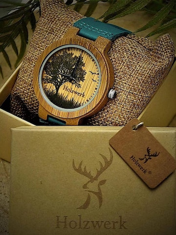 Holzwerk - Reloj analógico 'ETTINGEN' en azul