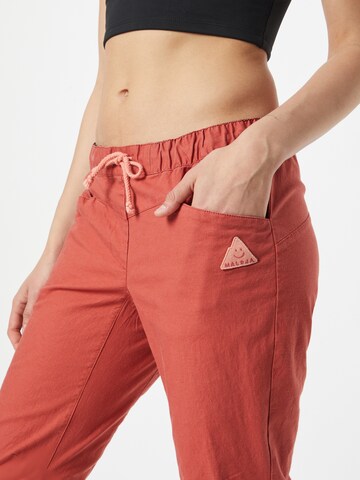 Maloja Slimfit Outdoorové kalhoty 'Mankei' – pink