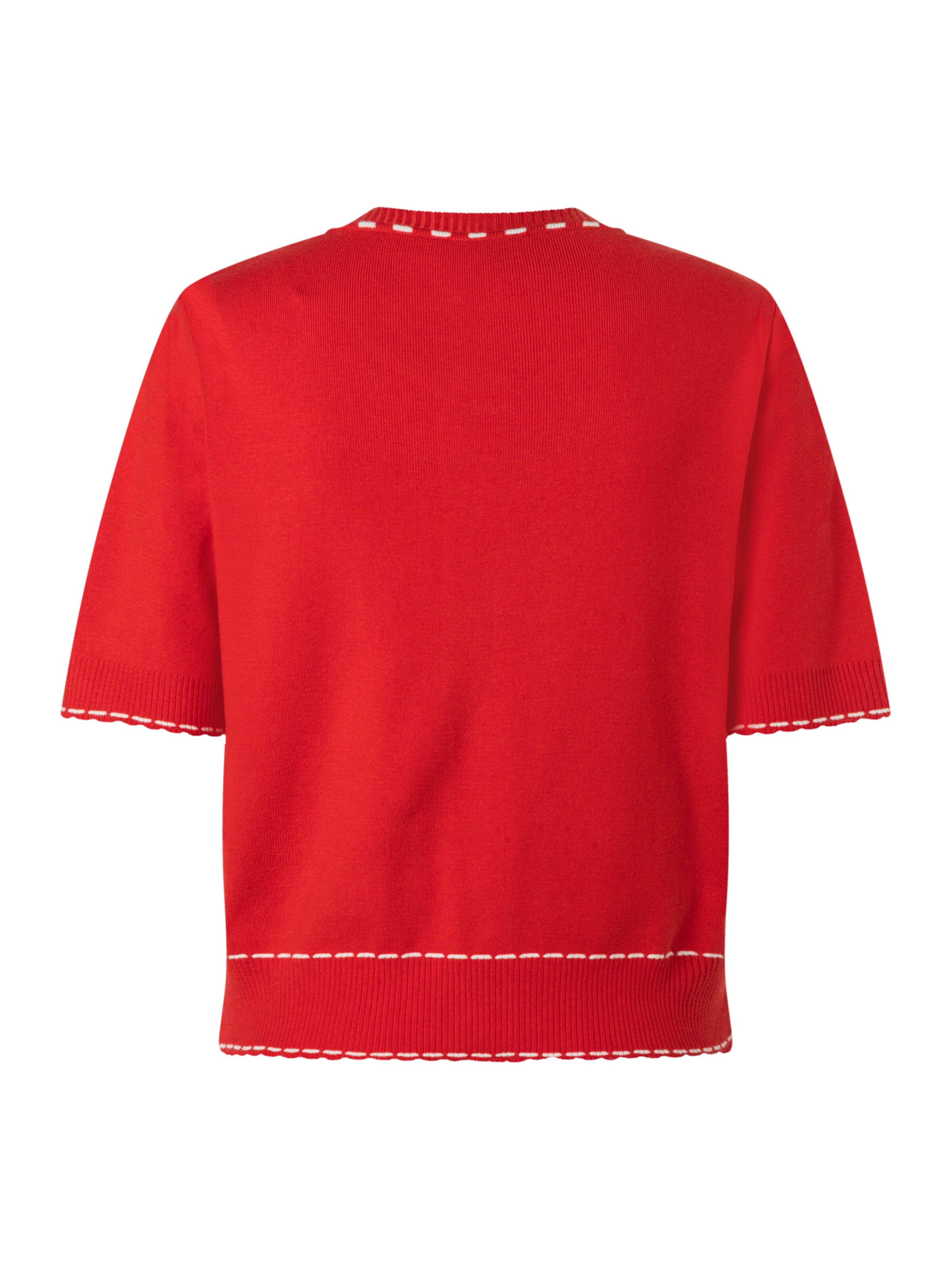 MORE & MORE Knit Cardigan in Red