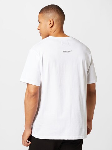 Denim Project Тениска 'DOT' в бяло