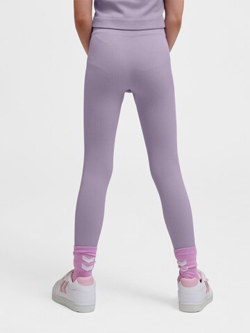 Hummel Slimfit Sportsbukser i lilla