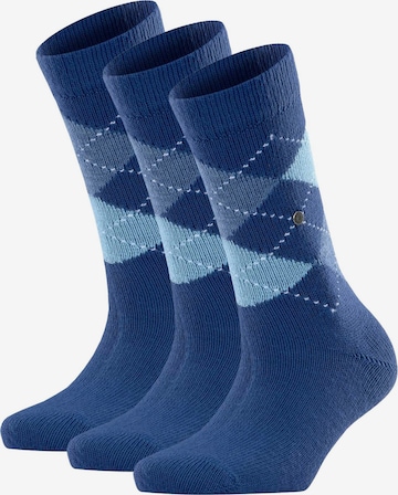 Chaussettes 'Whitby' BURLINGTON en bleu : devant