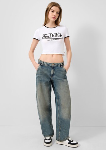 QS Baggy Jeans 'QS x Von Dutch' in Blauw