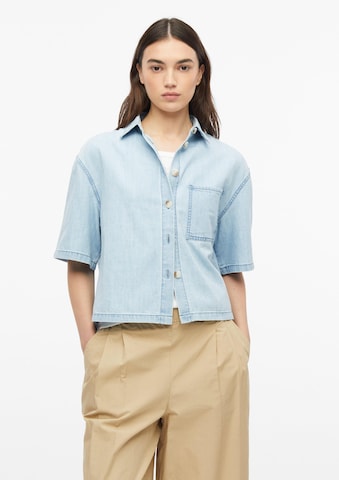 s.Oliver Blouse in Blauw: voorkant