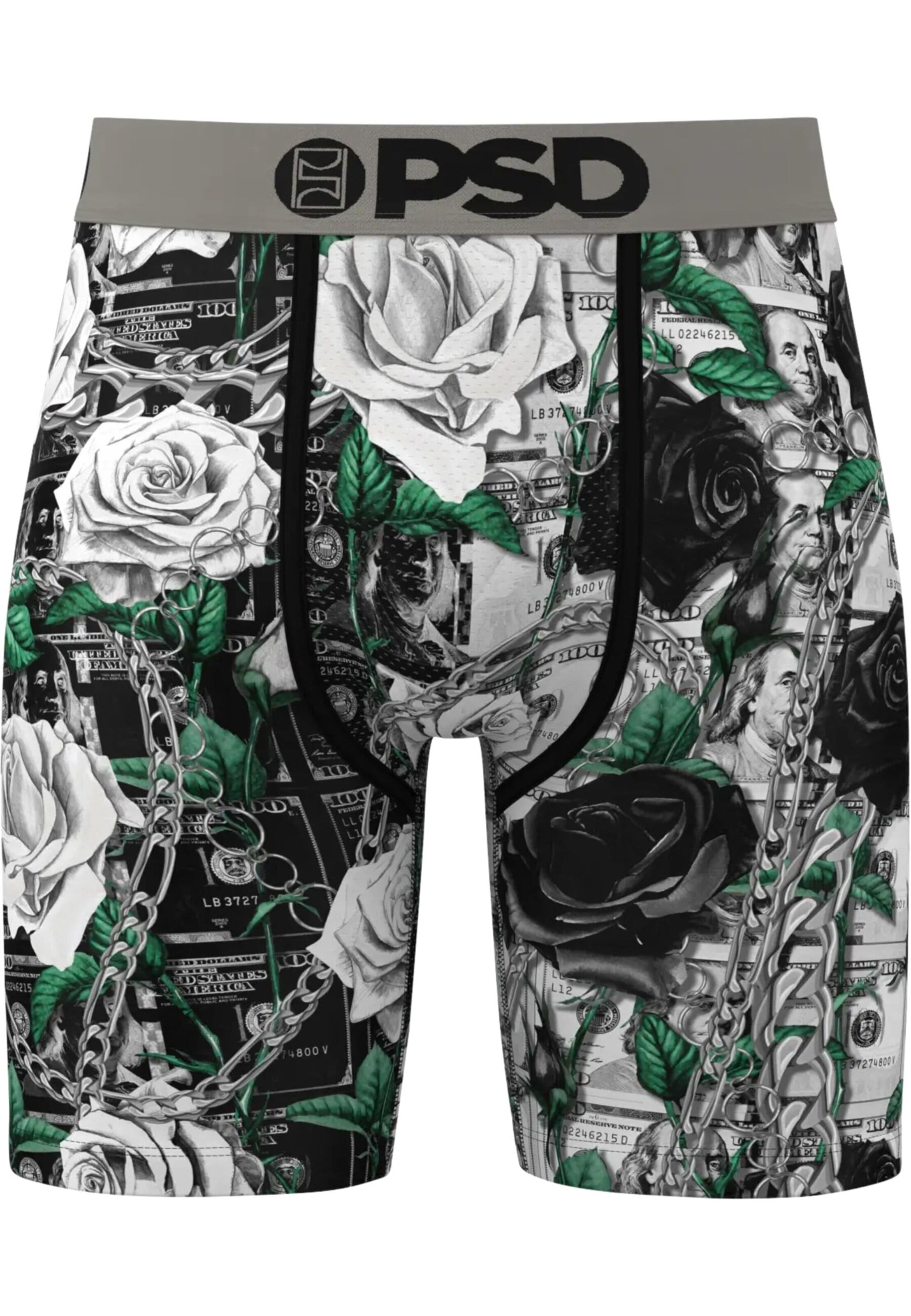 PSD Boxershorts 'Adorned Roses' in Gemengde kleuren: voorkant