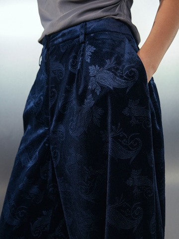 Next Wide Leg Hose in Blau