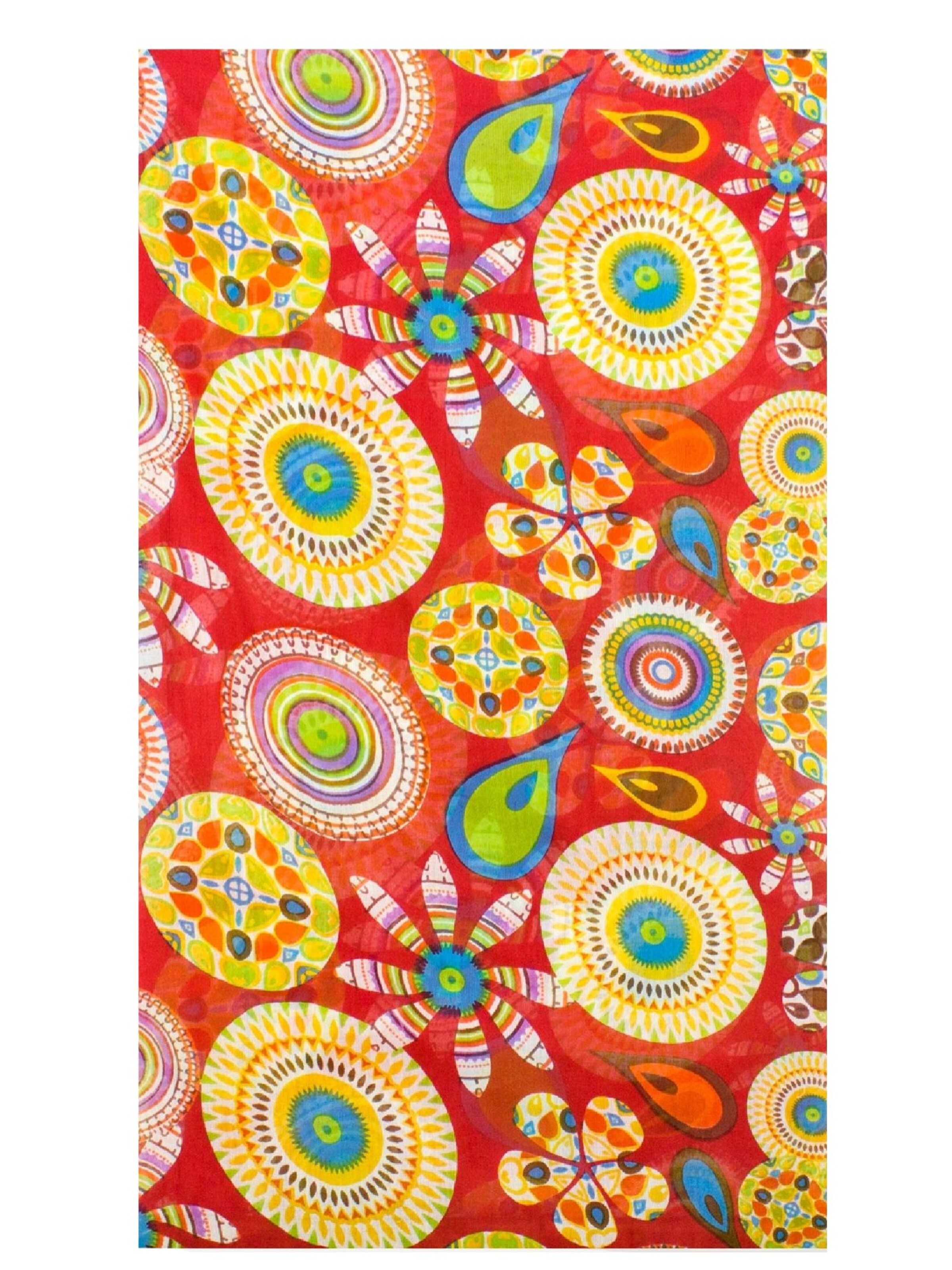 Sunsa Scarf 'Sunsa' in Red