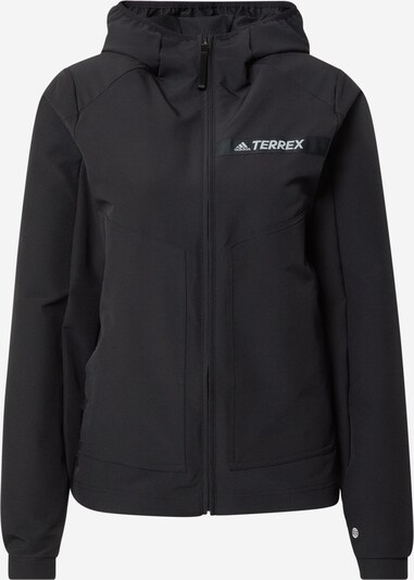 adidas Terrex Veste outdoor en noir / blanc, Vue avec produit