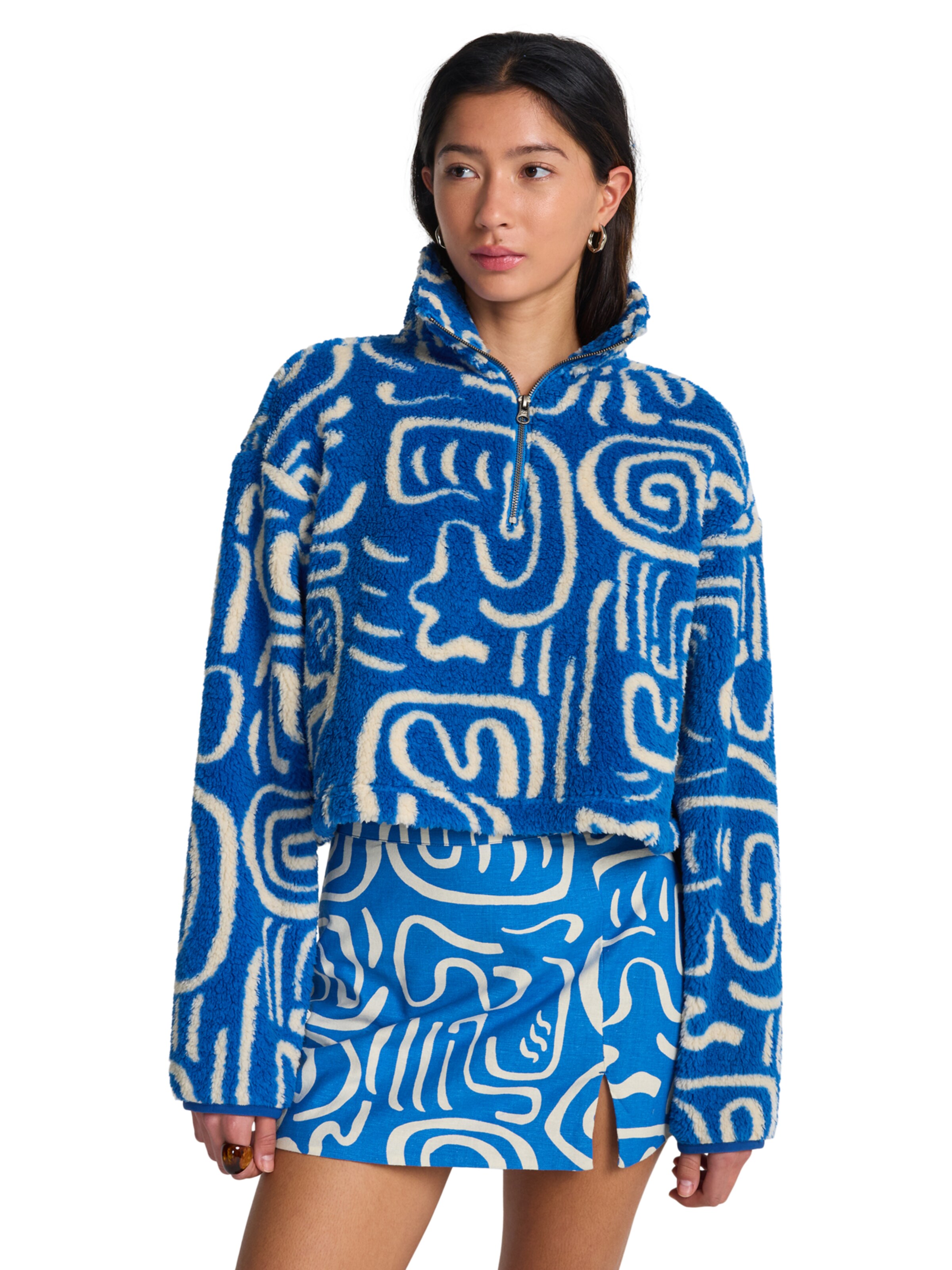 BILLABONG Sweatshirt 'Holiday' in Blau: Vorderseite