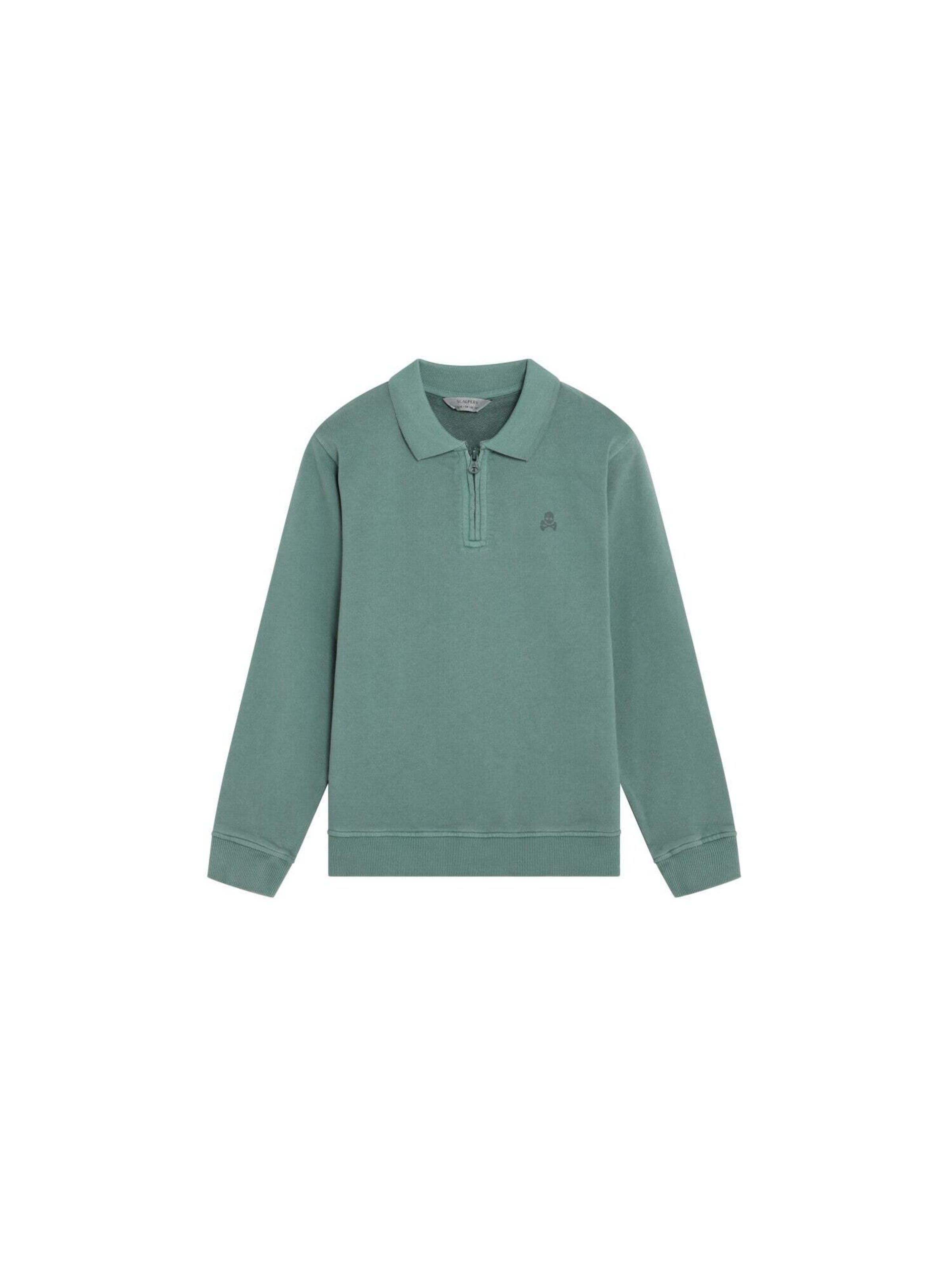 Scalpers Sweatshirt in Groen: voorkant