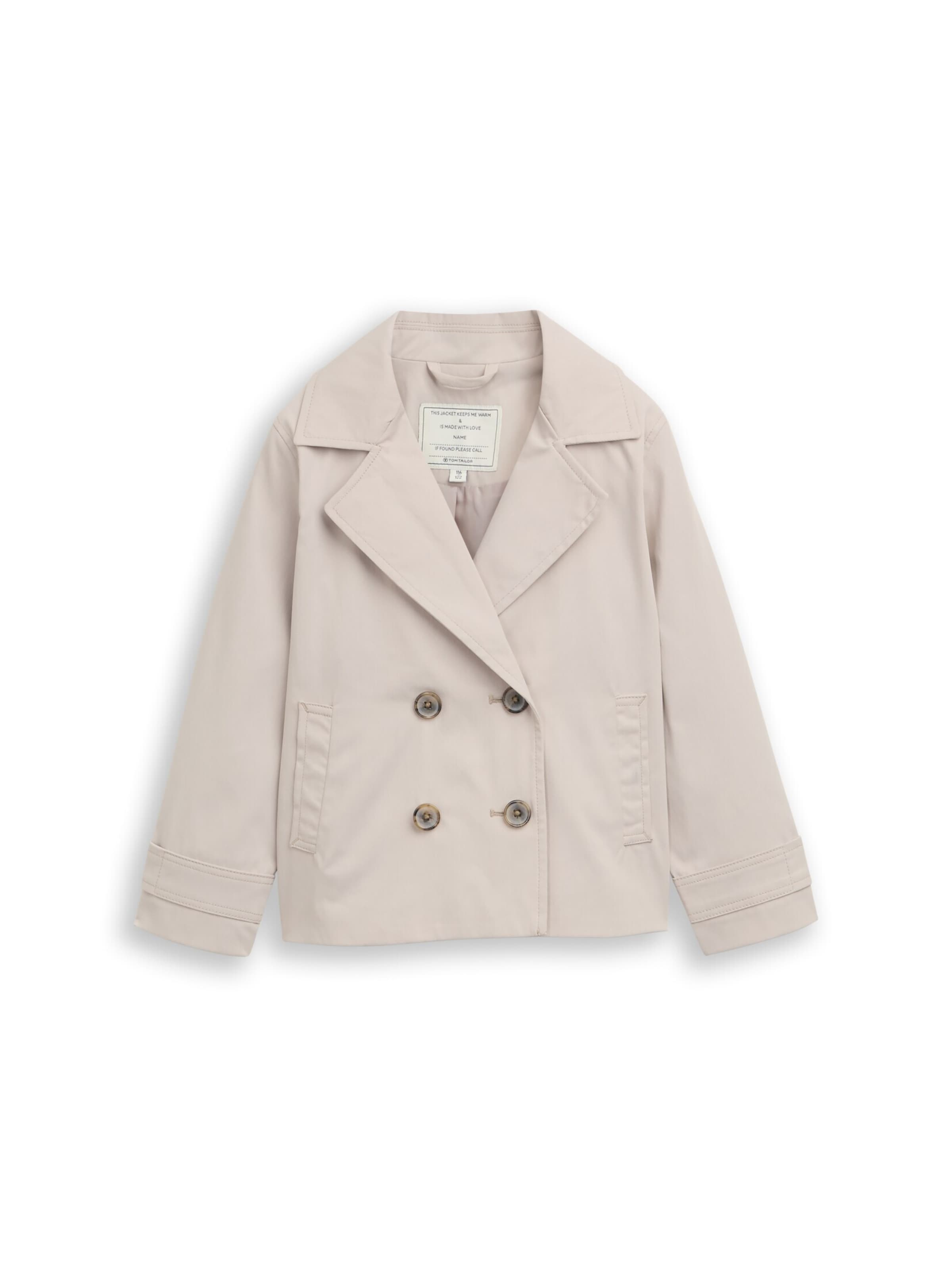 TOM TAILOR Coat in Grey: front