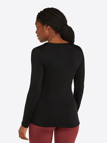 ICEBREAKER - Camiseta térmica 'W Mer 260 Tech LS Scoop' en negro