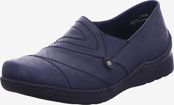 Chaussure basse Rieker en bleu : devant