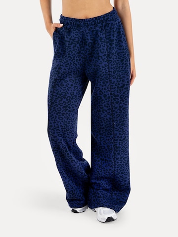 Loosefit Pantalon Smilodox en bleu : devant