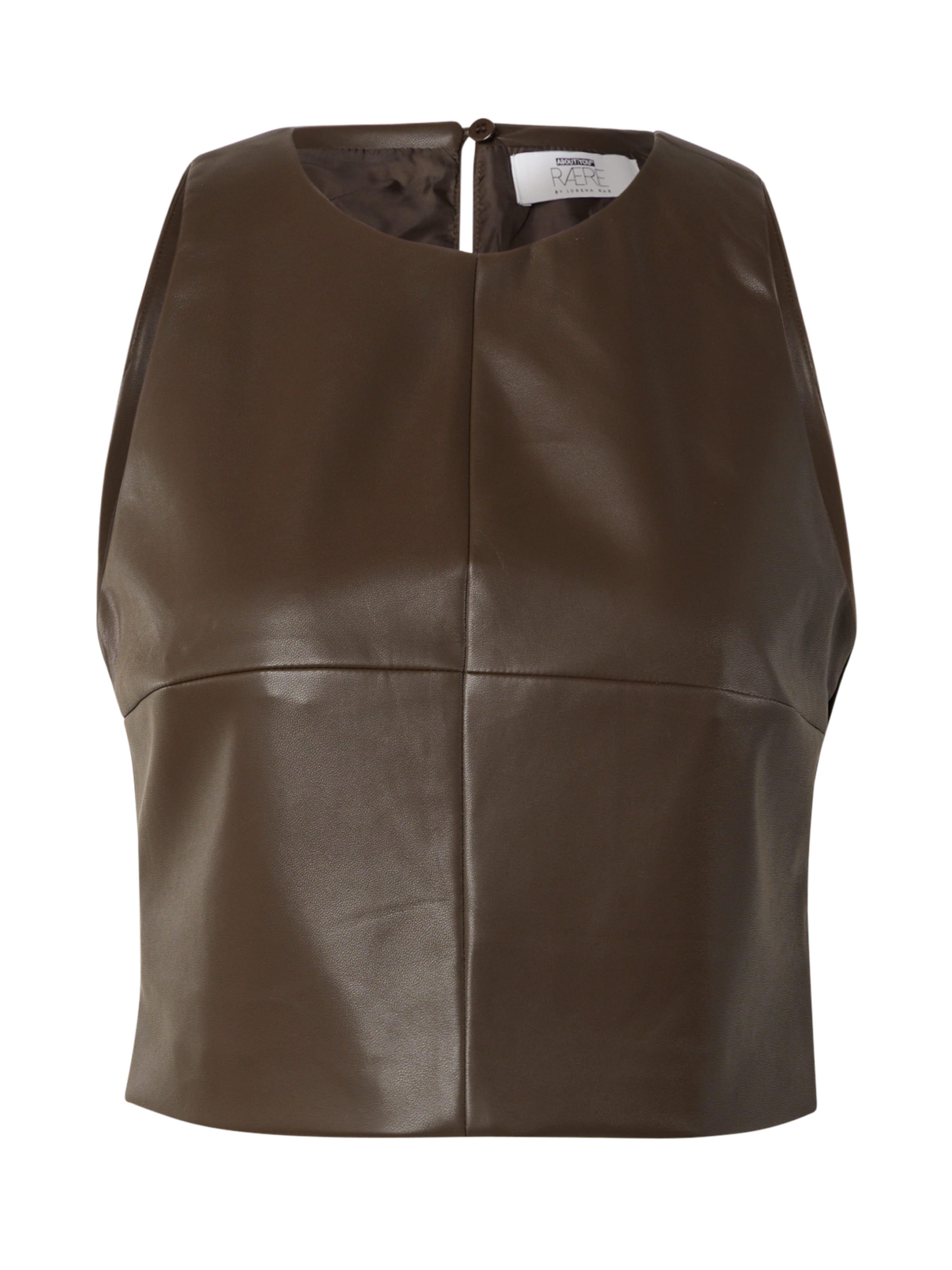 RÆRE by Lorena Rae Μπλούζα σε καφέ: μπροστά