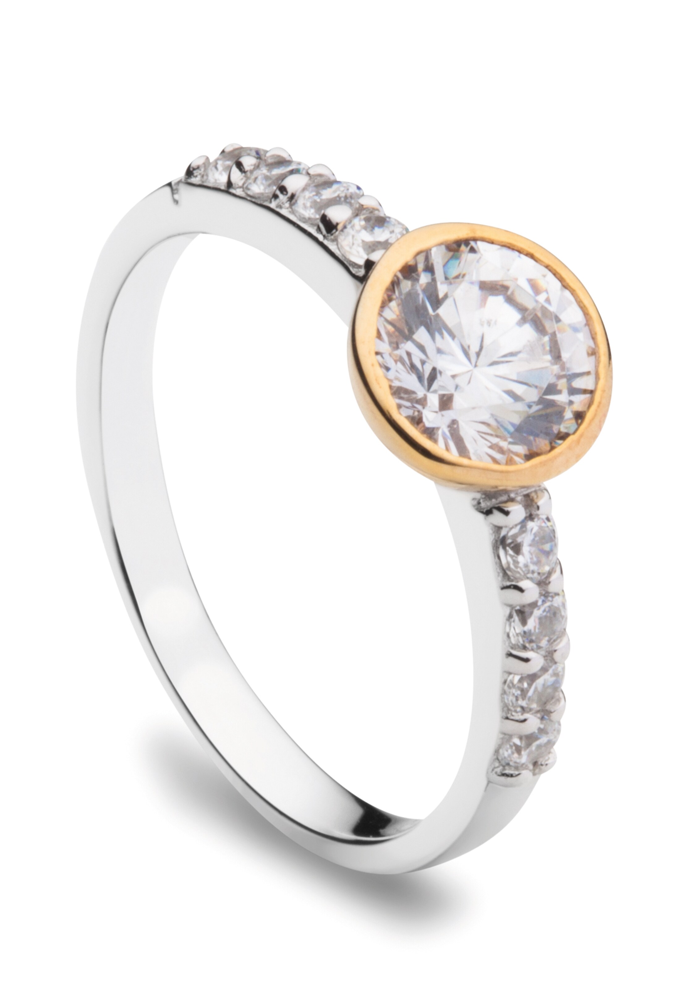 Nana Kay Ring 'Classic Solitaire' in Silver: front