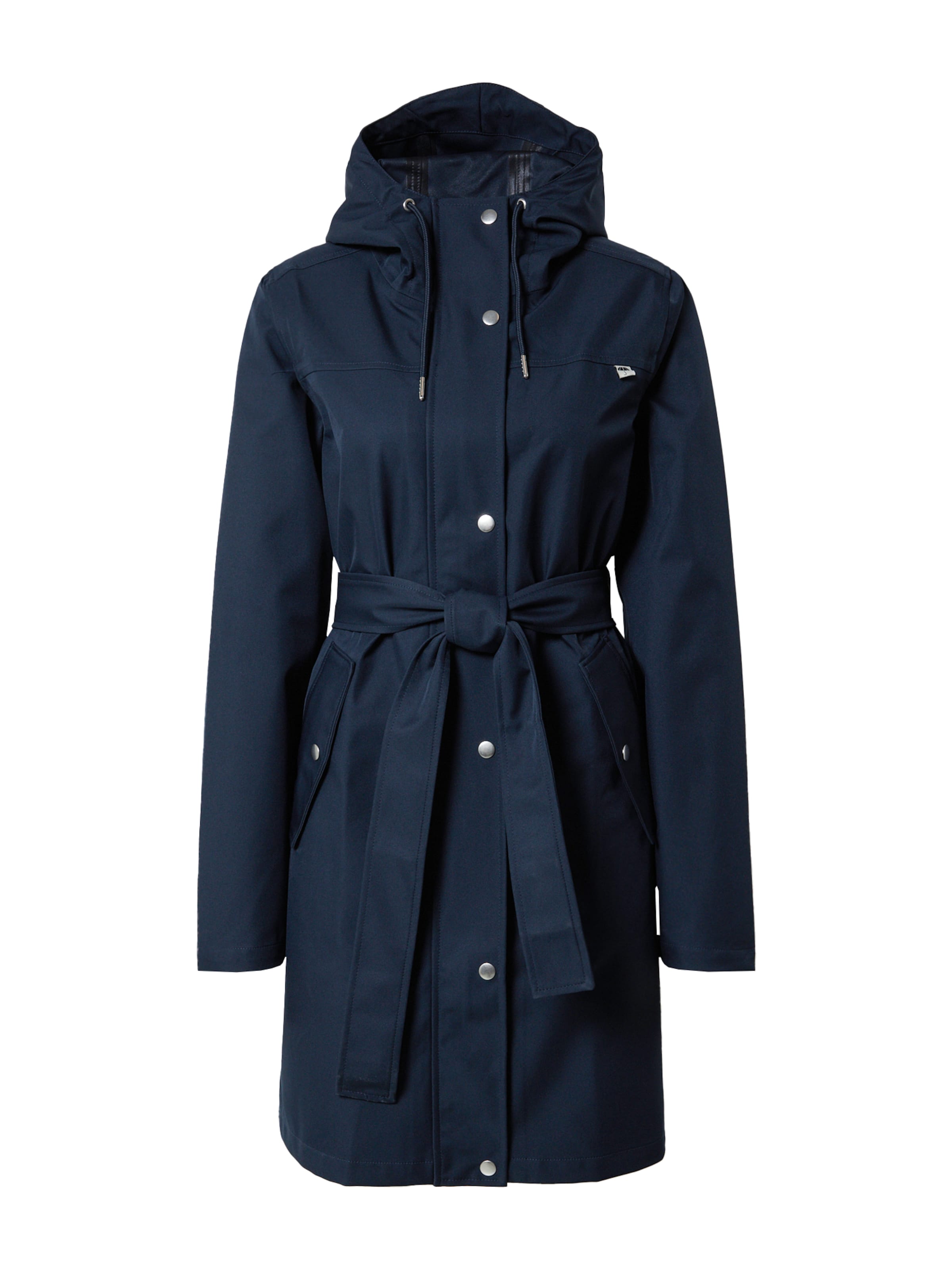 Danefae Functionele mantel 'Rainlover' in Blauw: voorkant