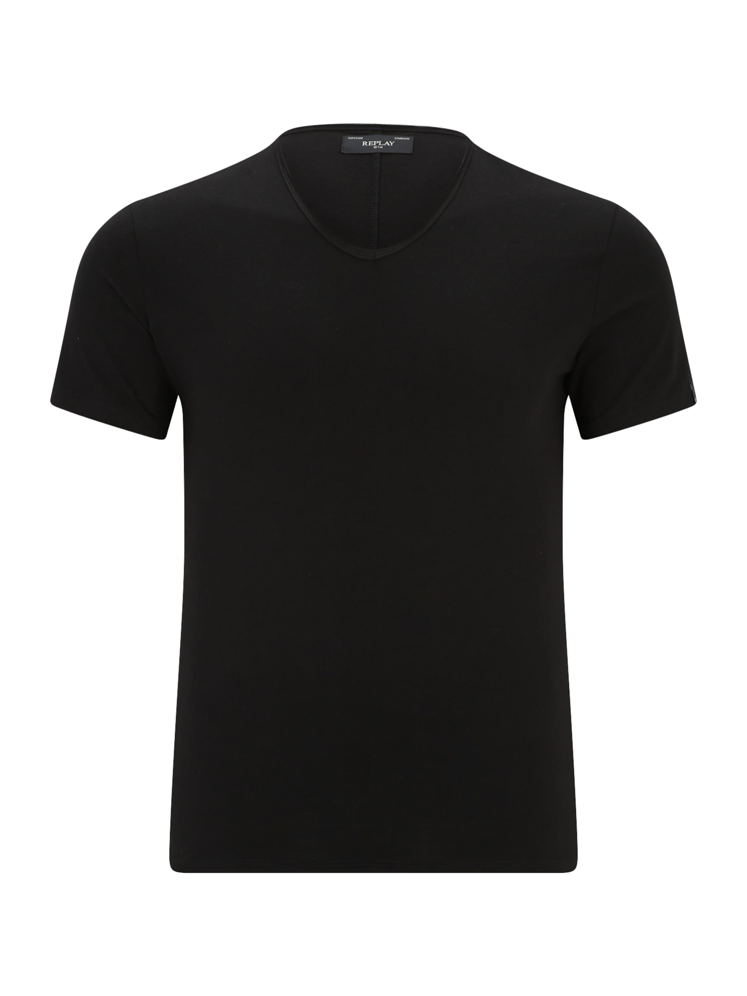REPLAYMajica - crna boja: prednji dio