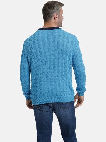 Pull-over 'Earl Haily' Charles Colby en bleu