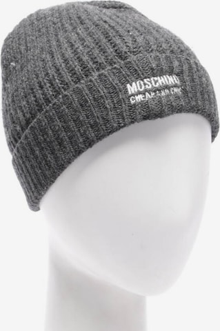 MOSCHINO Hat & Cap in XS-XL in Grey: front