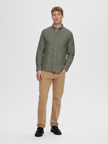 SELECTED Regular Fit Hemd 'Rick' in Grün
