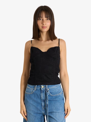 ViCOLO Top in Zwart: voorkant