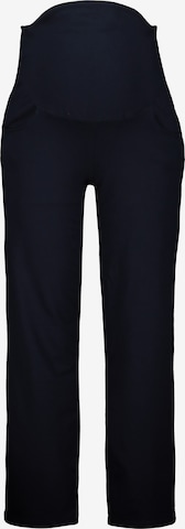 Ulla Popken Regular Broek in Blauw: voorkant