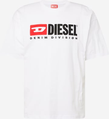 DIESEL Paita 'T-Boxt-Div' värissä valkoinen: etupuoli